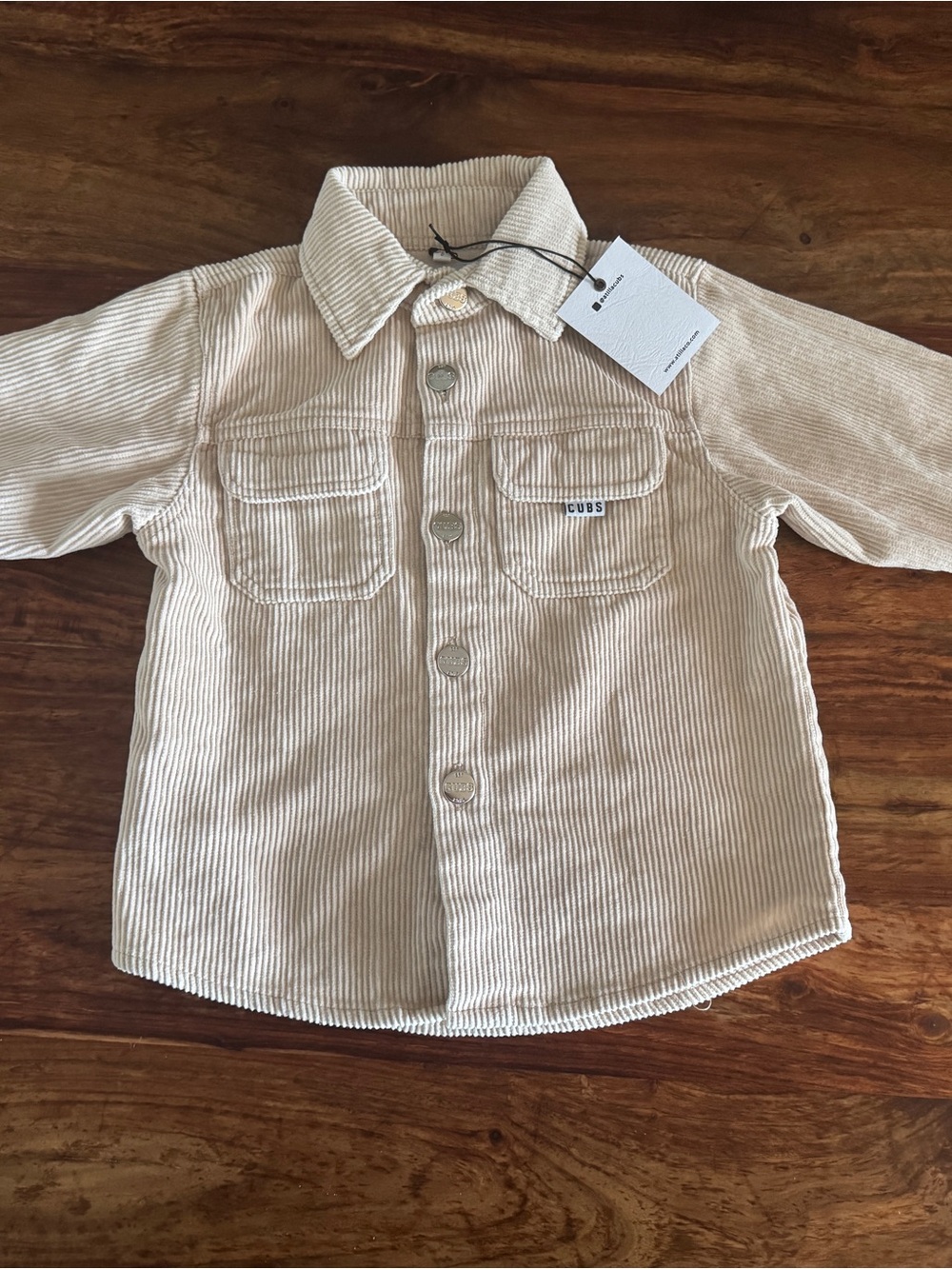 Beige Corduroy Jacket